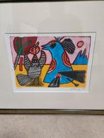 Zeefdruk Corneille, Antiek en Kunst, Kunst | Litho's en Zeefdrukken, Ophalen of Verzenden