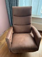 Relaxfauteuil cognac Profijt Meubel, Ophalen, Overige materialen, 75 tot 100 cm, Zo goed als nieuw