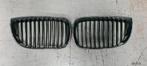 Nieren set Grille  met chroomraam en zwarte strepen BMW E81, Ophalen of Verzenden, Gebruikt