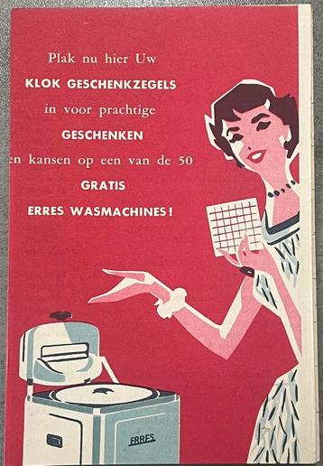 foldertje jaren ‘60 Klokzeep Heerde Erres wasmachine beschikbaar voor biedingen