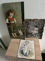 3 oude verschillende afbeeldingen., Ophalen of Verzenden, Gebruikt