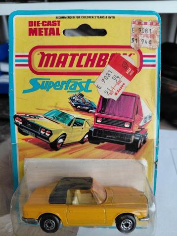 Matchbox 6e Mercedes 350L in kaart blister beschikbaar voor biedingen