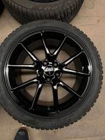 ️18 inch Tesla Model 3 originele Aero velgen + winterbanden, Auto-onderdelen, Banden en Velgen, 18 inch, Gebruikt, Banden en Velgen