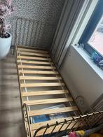 Goudkleurig IKEA meegroeibed, Kinderen en Baby's, Kinderkamer | Bedden, Gebruikt, 70 tot 85 cm, Lattenbodem, 140 tot 160 cm