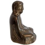 Vintage Chinees bronzen Boeddhabeeld LOT 136, Ophalen of Verzenden, Gebruikt