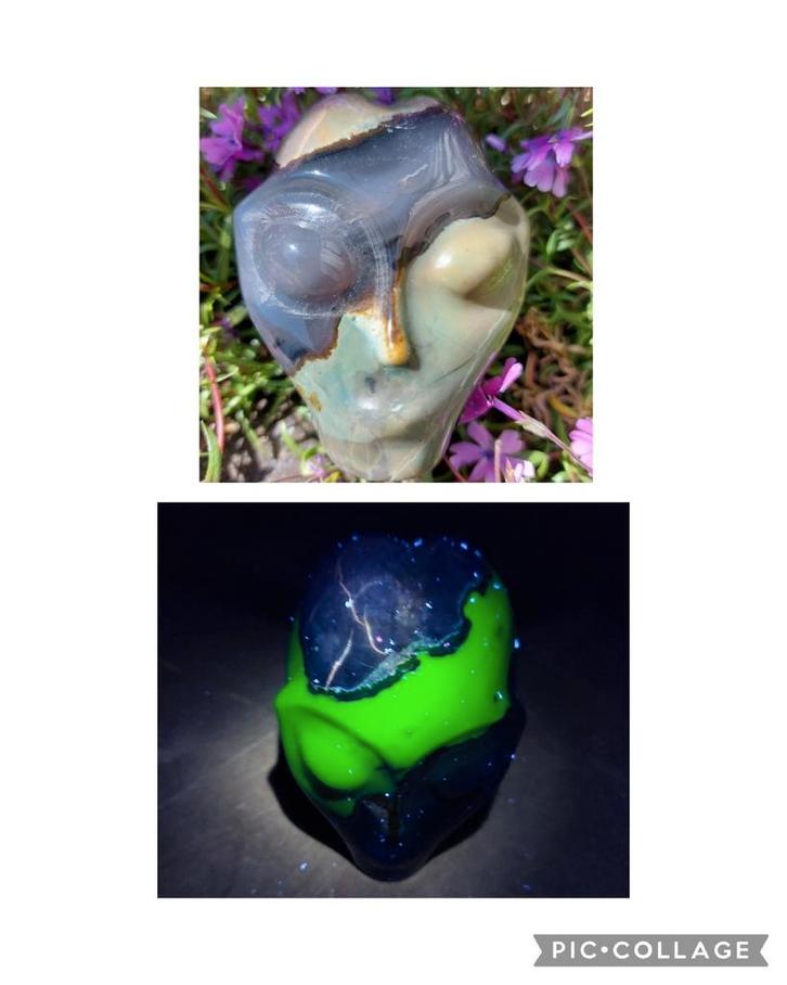 Star being/alien van Vulkaan agaat/ volcano agate, Sieraden, Tassen en Uiterlijk, Edelstenen, Nieuw, Ophalen of Verzenden