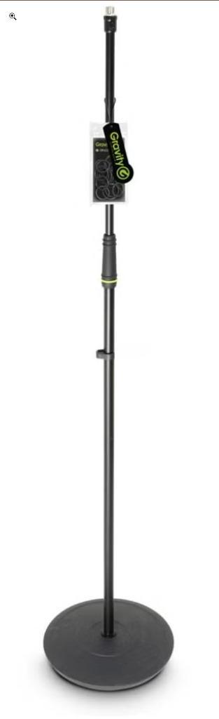 Gravity mic stand (nieuw in doos) met ronde basis beschikbaar voor biedingen