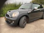 R57 Mini 1.6 Cooper S Roadster 2014 Grijs 85000 km, Auto's, 4 cilinders, Cabriolet, 4 stoelen, Leder