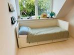 Ikea HEMNES Bedbank 80x200 met lades (wit), Huis en Inrichting, Ophalen, Gebruikt, 90 cm, Eenpersoons