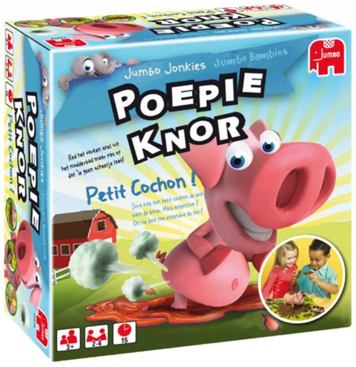 Poepie Knor, Hobby en Vrije tijd, Gezelschapsspellen | Kaartspellen, Zo goed als nieuw, Drie of vier spelers, Ophalen