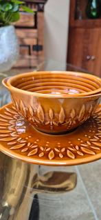 Vintage Franse Soepkom met Schotel, Antiek en Kunst, Antiek | Schalen, Ophalen of Verzenden