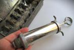 Slagroom Spuit~Antieke Slagroomspuit met spuitmondjes, Antiek en Kunst, Antiek | Keukenbenodigdheden, Ophalen of Verzenden