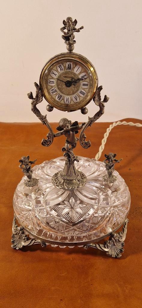 Tafelklok Blessing kristal, Antiek en Kunst, Antiek | Klokken, Ophalen of Verzenden