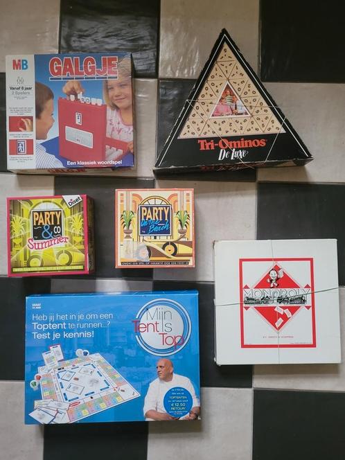 Spellen en puzzels (zie beschrijving), Hobby en Vrije tijd, Gezelschapsspellen | Bordspellen, Zo goed als nieuw, Ophalen of Verzenden