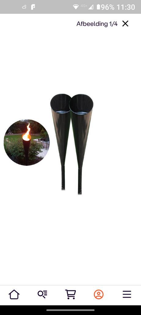 Gardenflame Torch Bio Ethanol Fakkel ( 3 st. beschikbaar), Tuin en Terras, Fakkels, Nieuw, Ophalen of Verzenden