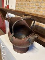 Koperen Bak met Hengsel - Krantenbak/Bloembak, Antiek en Kunst, Antiek | Koper en Brons, Ophalen of Verzenden, Koper