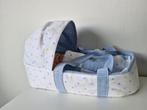 Vintage poppen reiswiegje met accessoires inclusief baby., Ophalen of Verzenden, Gebruikt, Overige typen