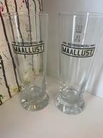 Maallust bierglazen set van 2 glazen, Ophalen of Verzenden, Nieuw, Glas of Glazen, Overige merken