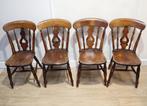 Set van vier antieke Windsorstoelen, Ophalen of Verzenden