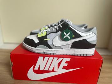 Nike dunk low scrap wolf grey light lemon twist EU44 nieuw! beschikbaar voor biedingen