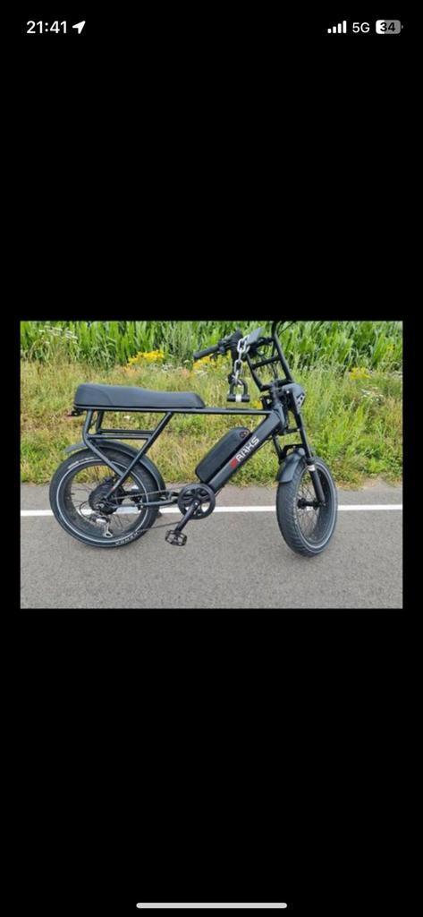 Raaks bruut fatbike, Fietsen en Brommers, Elektrische fietsen, Zo goed als nieuw, Overige merken, 59 cm of meer, Ophalen