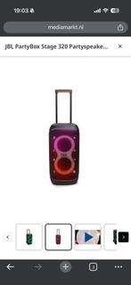 Jbl 320 partybox te koop, Ophalen, Zo goed als nieuw, Luidspreker(s)