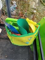 Tuintasje met schepje, harkje etc., Ophalen of Verzenden, Gebruikt