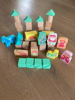 Mooie houten blokken - kinderspeelgoed, Kinderen en Baby's, Speelgoed | Houten speelgoed, Ophalen of Verzenden, Gebruikt, Overige typen