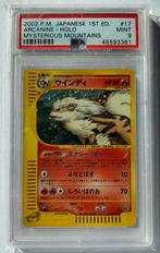 Pokemon MYSTERIOUS MOUNTAINS 1st ARCANINE holo PSA 9 MINT, Hobby en Vrije tijd, Verzamelkaartspellen | Pokémon, Foil, Losse kaart