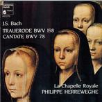 Bach Trauer Ode door Herreweghe op DHM, Ophalen of Verzenden, Barok, Zo goed als nieuw, Vocaal