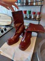 Bronx laarzen bordeaux-rood maat 39, Ophalen of Verzenden, Schoenen met hoge hakken, Zo goed als nieuw, Bronx