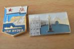 2 vintage / jaren 70  Russsische speldjes/badges, Verzamelen, Speldjes, Pins en Buttons, Nieuw, Ophalen of Verzenden, Speldje of Pin
