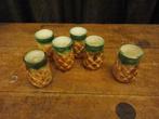 Hele leuke ananasborrelglaasjes, Ophalen of Verzenden, Zo goed als nieuw, Borrel- of Shotglas