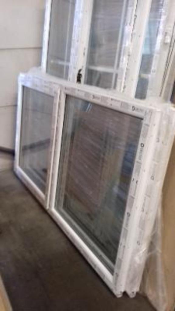 Op voorraad. vast draai/kiep ramen in wit kunststof, Doe-het-zelf en Verbouw, Kozijnen en Schuifpuien, Nieuw, Raamkozijn, Kunststof