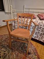 Oude Houten Keukenstoel met Armleuning, Ophalen, Gebruikt, Bruin, Vintage