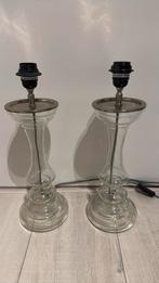 2x Riviera Maison • Cannes tafellamp glas, Ophalen, Zo goed als nieuw, Glas, Minder dan 50 cm