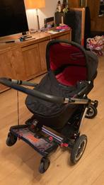 Kinderwagen met extra warmte zak en voetplankje, Ophalen, Gebruikt, Verstelbare duwstang, Combiwagen