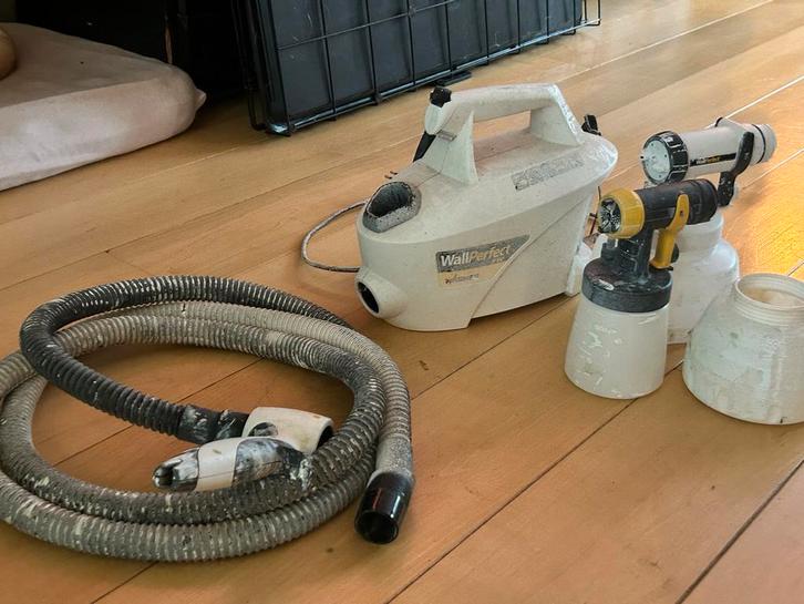 Wagner Wallperfect Verfspuit - Latex & Reguliere Verf, Doe-het-zelf en Verbouw, Schildersmaterialen, Gebruikt, Verfspuit of Verfpomp