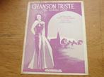 CHANSON TRISTE//HET VERLATEN MEISJE - PETER TSCHAIKOWSKI, Muziek en Instrumenten, Bladmuziek, Zang, Gebruikt, Ophalen of Verzenden
