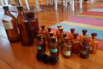 Collectie van 15+ antieke apotheekflessen, Ophalen of Verzenden