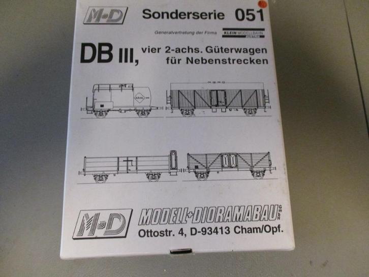M + D Sonderserie 051 DB, Hobby en Vrije tijd, Modeltreinen | H0, Zo goed als nieuw, Wagon, Gelijkstroom, Overige merken, Ophalen