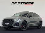 Audi Q3 Sportback 45 TFSI e 3 x S-line ACC Pano Sfeer 360, Gebruikt, Zwart, Met garantie (alle), Leder en Stof
