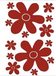 auto camper caravan sticker vel bloemen, Ophalen of Verzenden, The River House, Info@theriverhouse.nl, Www.theriverhouse.nl