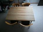 Eethoek met 4 stoelen, Huis en Inrichting, Complete eetkamers, Ophalen, Zo goed als nieuw, Modern, 4 tot 6 stoelen