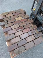 Oude gebakken 10duimers /keiformaat op pallets 45m2, Tuin en Terras, Ophalen of Verzenden, Zo goed als nieuw, Keramiek, Klinkers