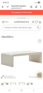 Kave Home buiten salontafel type Aiguablava wit cement 135cm, Ophalen, Zo goed als nieuw, Overige materialen