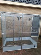 Aluminium voliere met morsrand, Dieren en Toebehoren, Vogels | Hokken en Kooien, Ophalen, Aluminium, Volière