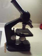 microscoop ERMA Breukhoven nr 742364 met 40XR en10 lens meta, Ophalen of Verzenden, Zo goed als nieuw, Biologische microscoop