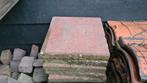 Rode stoeptegel 250 stuks ongeveer 38m2, Tuin en Terras, Tegels en Klinkers, Ophalen, Gebruikt, 10 m² of meer, Beton