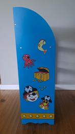 Houten boekenkast,  thema piraat. H 77, B 50, D 25cm, Ophalen, Kast